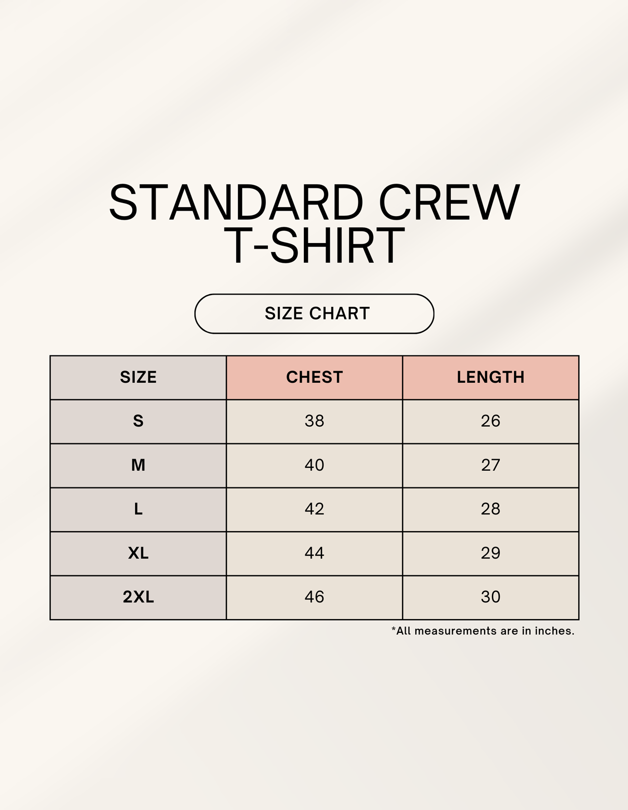 Color_Size Chart