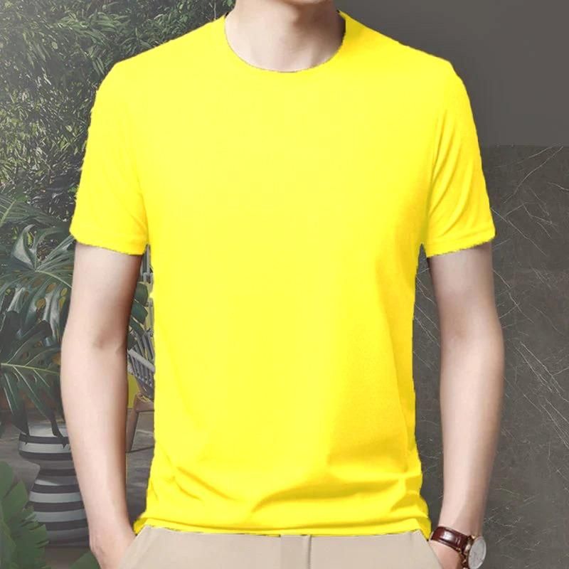 Way Strecthable Round Neck T-shirt Men 4