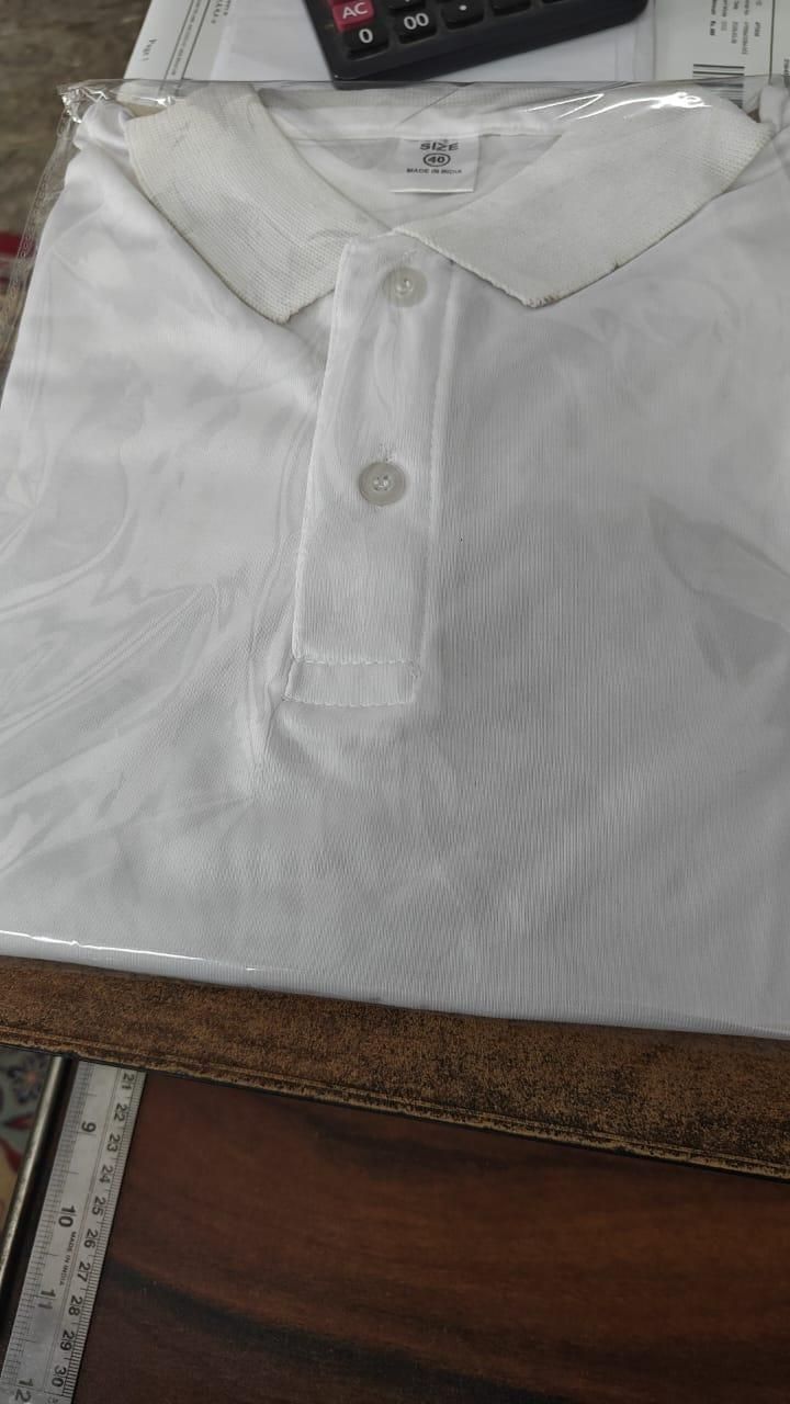 Poly Matte Solid Half Sleeves Men Polo T-Shirt (Pack Of 4)