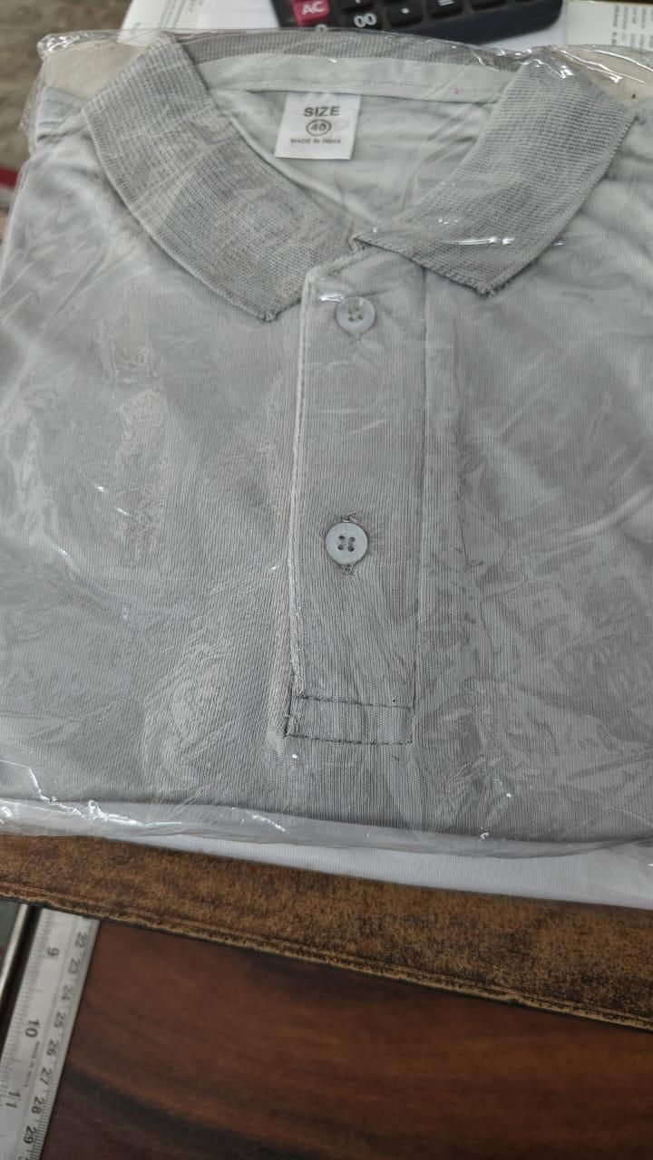 Poly Matte Solid Half Sleeves Men Polo T-Shirt (Pack Of 4)