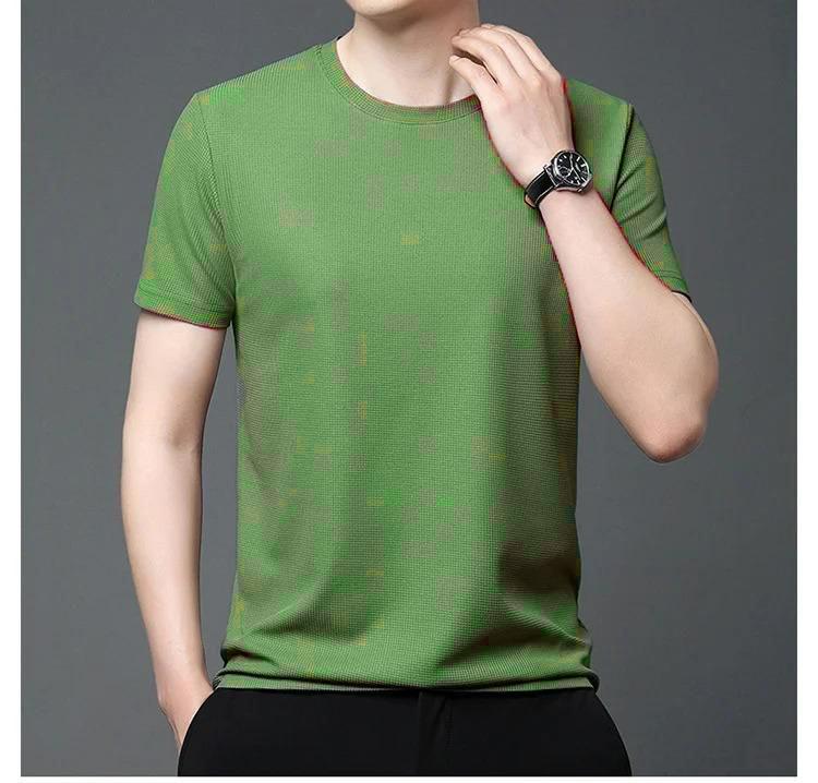 Way Strecthable Round Neck T-shirt Men 4